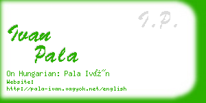 ivan pala business card